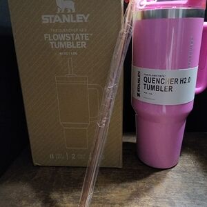 COPY - Stanley Pink Flowstate Tumbler with Straw